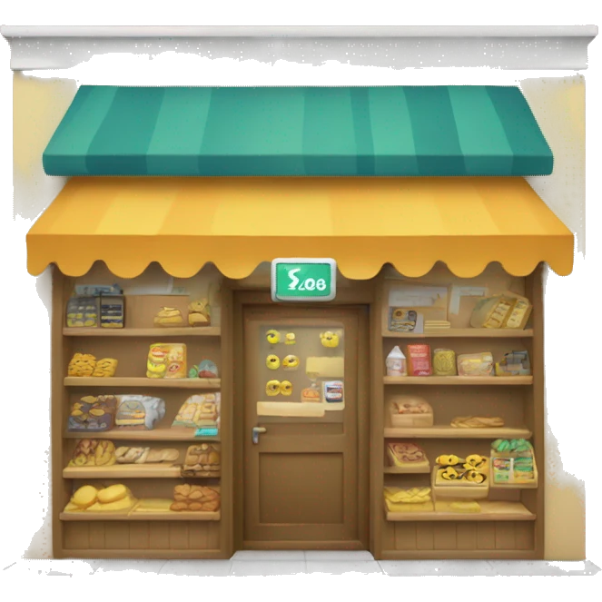 Tienda en teléfono  emoji