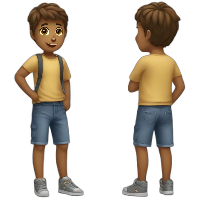 A boy  say i love you to a girl  emoji