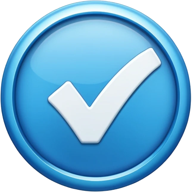 Instagram blue tick verified badge emoji  emoji