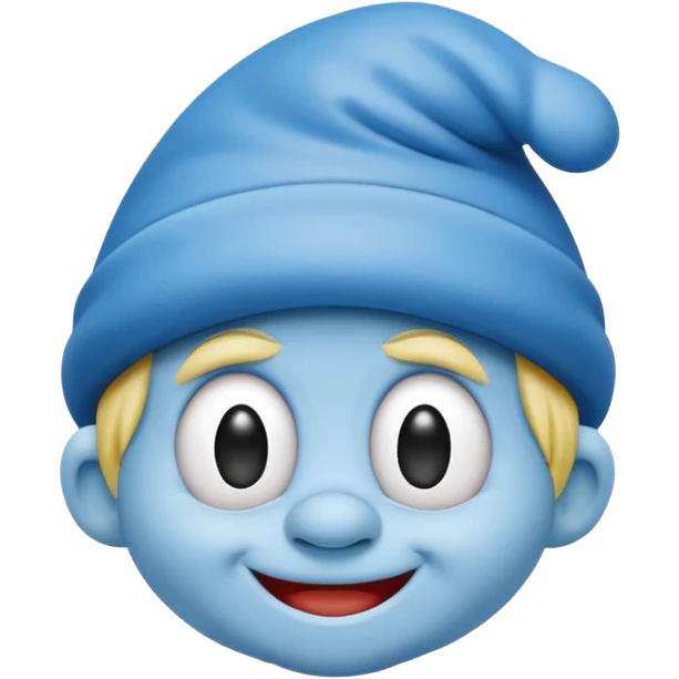 Smurf emoji