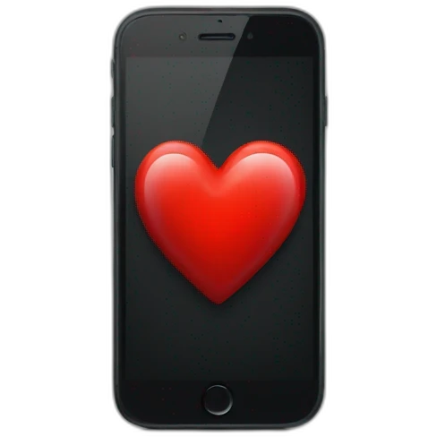 iphone red heart emoji