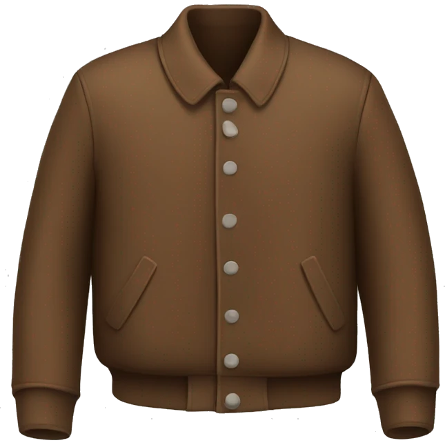 Brown jacket emoji