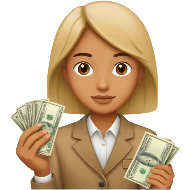 person who holds money emoji