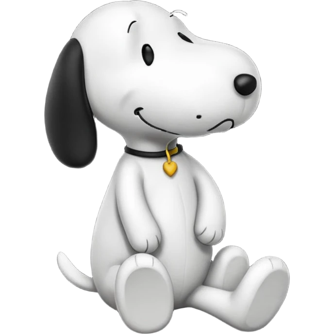 Snoopy acostado llorando emoji