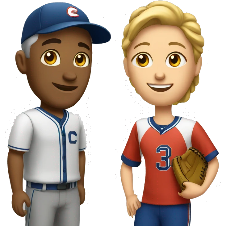 baseball coach and elementary teacher emoji