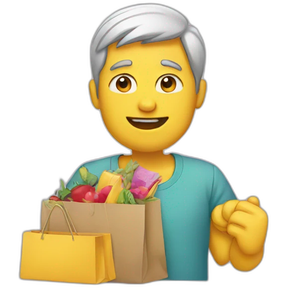 shopping emoji