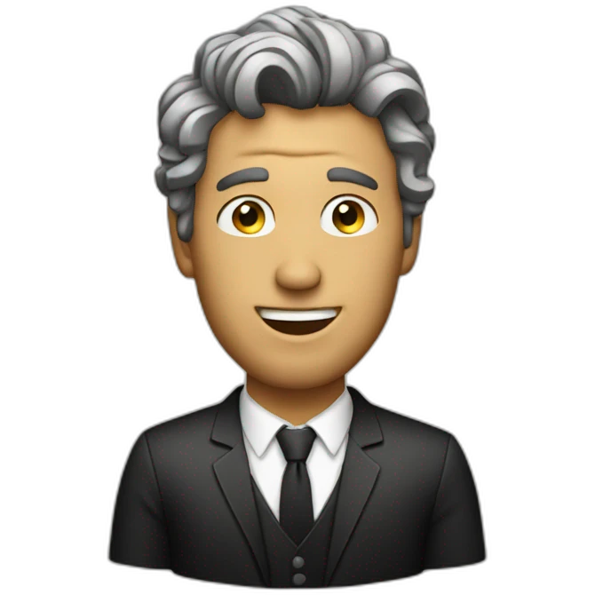 Singer man emoji