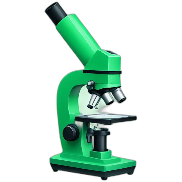 green microscope emoji
