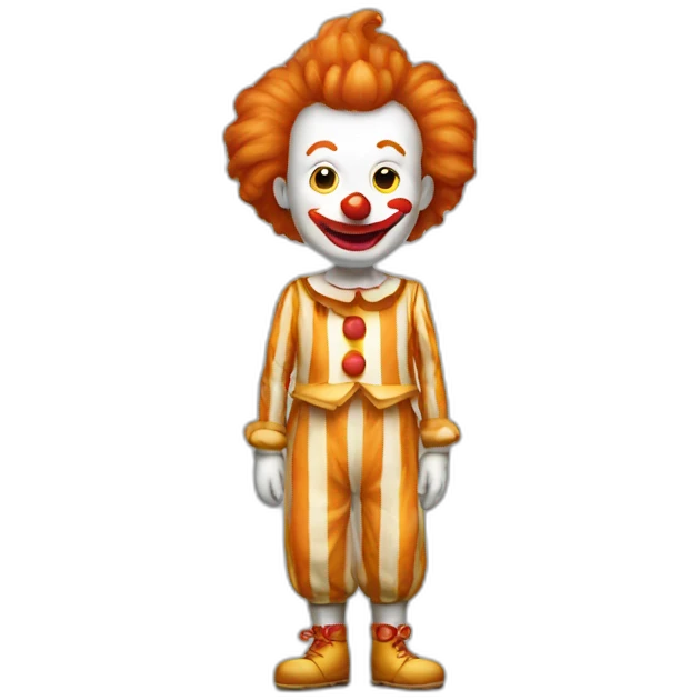 ginger clown emoji