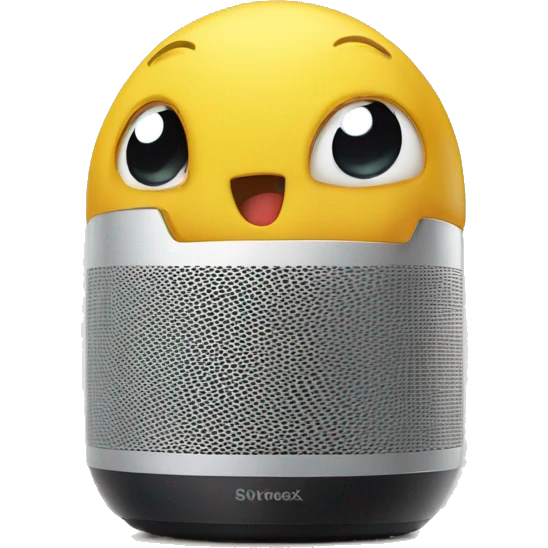 Smart speaker Yandex station emoji