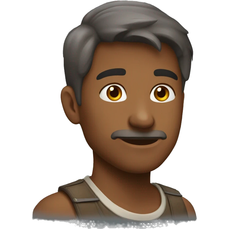 коричневый пудель emoji