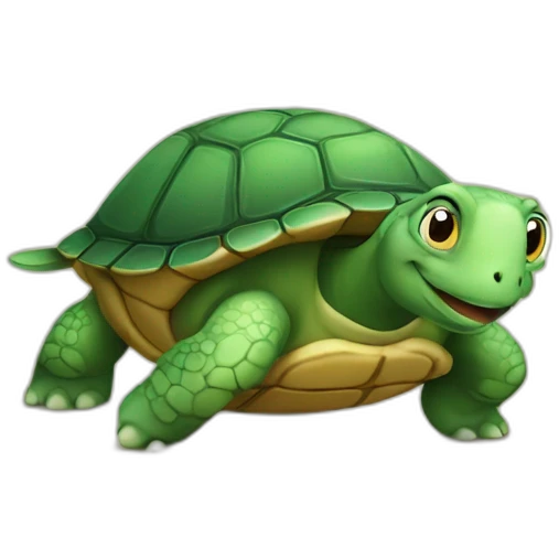 Happy turtle emoji