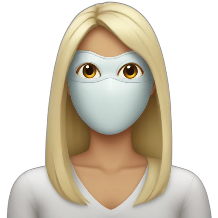 masked woman emoji