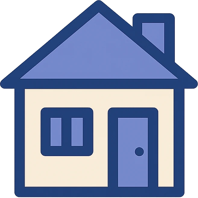 A simple house icon emoji