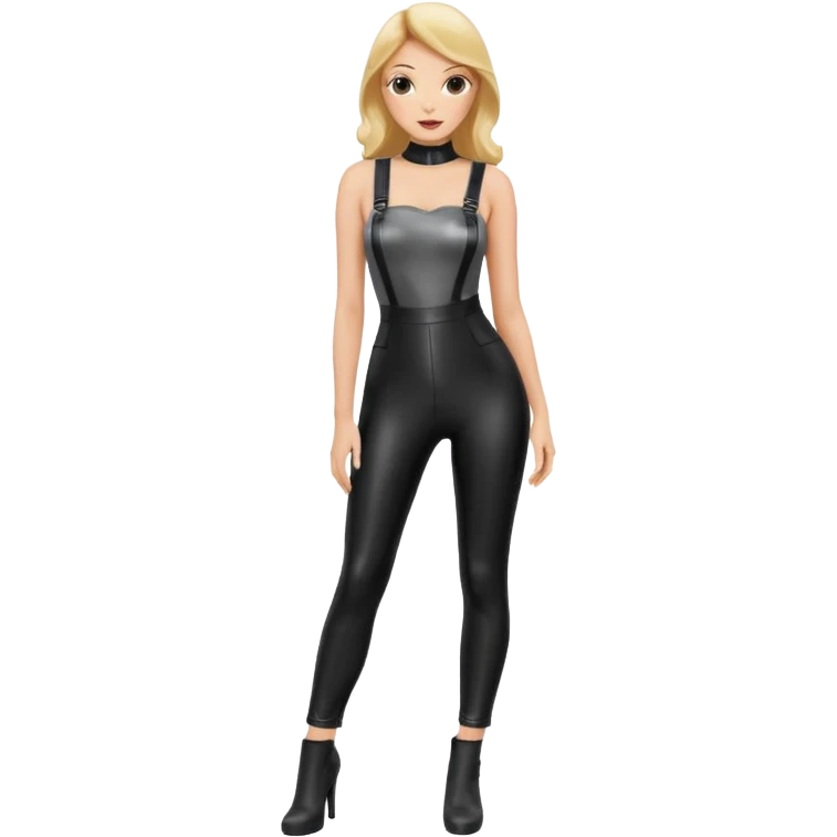 Highwaisted Latex Overalls emoji
