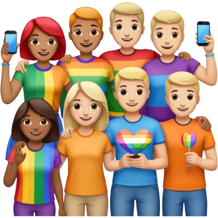 pride charcters emoji