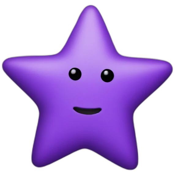 Purple stars  emoji
