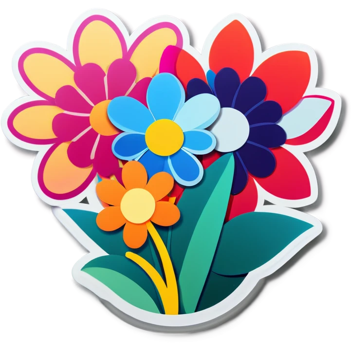 Cute flowers  emoji