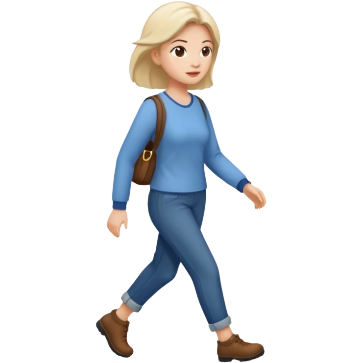 woman walking to rigth emoji