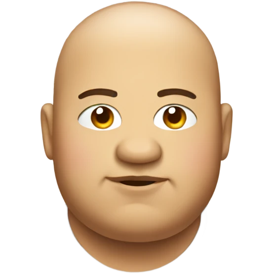 Fat face emoji