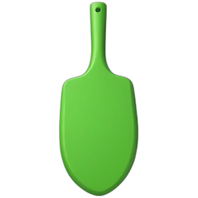Green throw up paddle  emoji