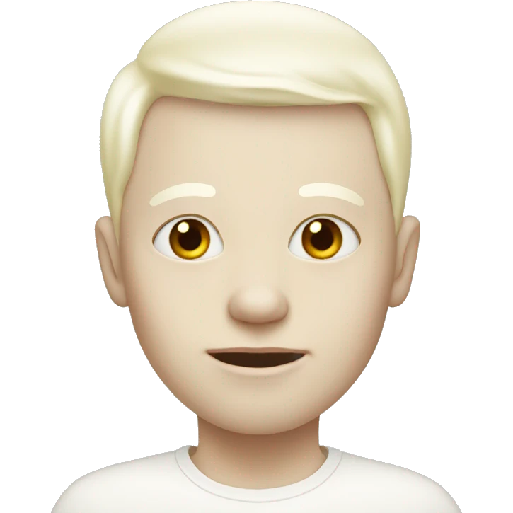 albino person emoji