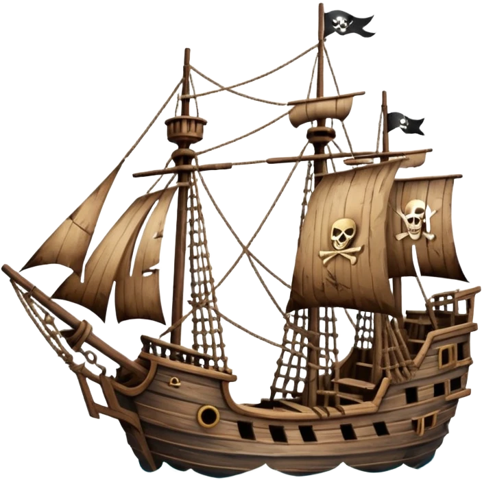 mât bateau pirate emoji
