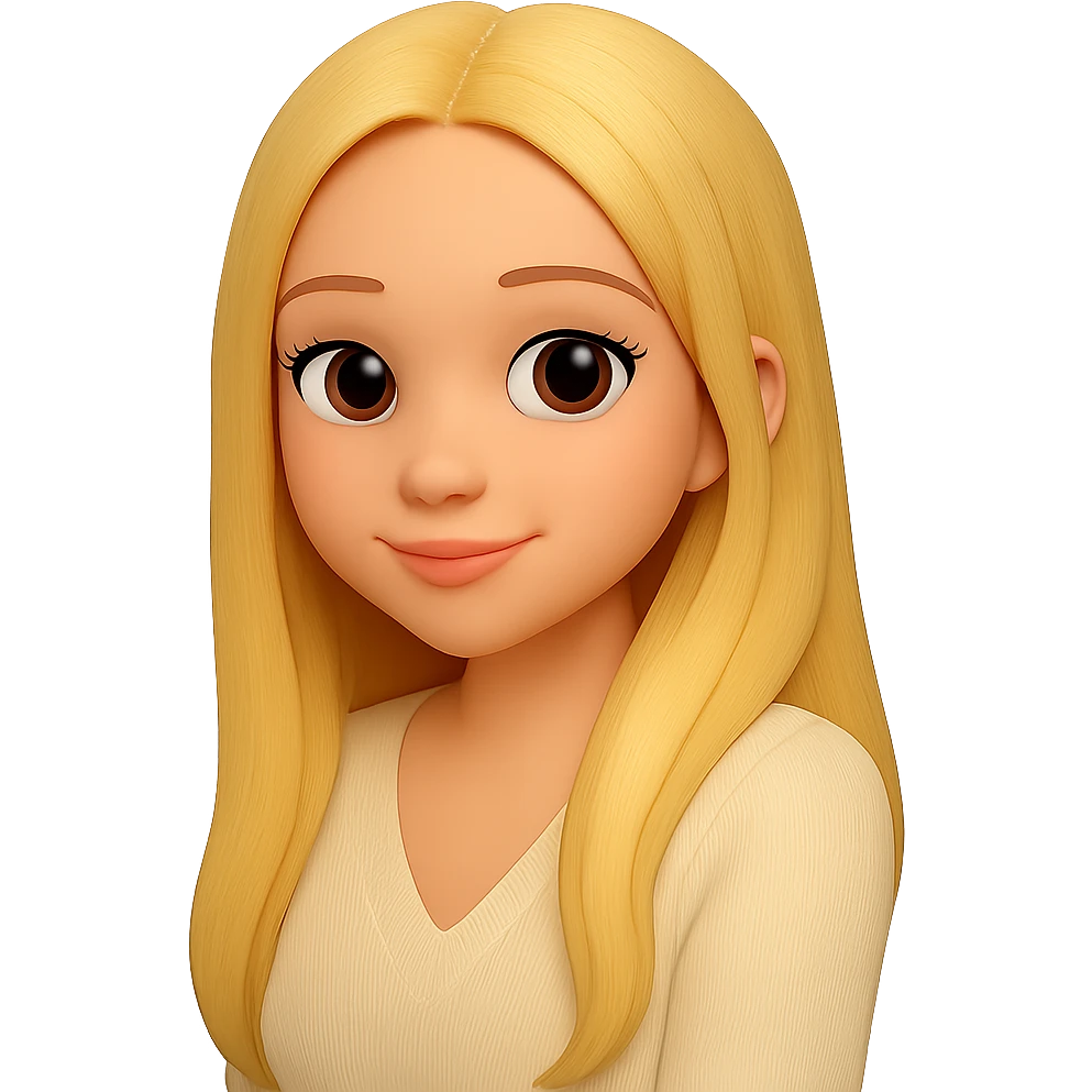 Cut out only the woman from the image, preserving the 3d-emoji style without changes. The style is 3d-emoji, but using the general editor for editing as 3d-emoji style does not support editing. emoji