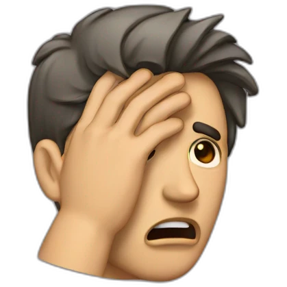 mega facepalm emoji