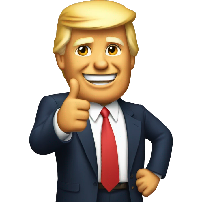 Donald Trump thumbs up emoji