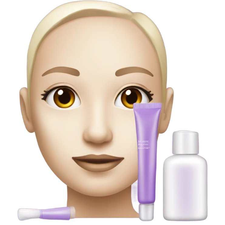 skin care Kit purple emoji