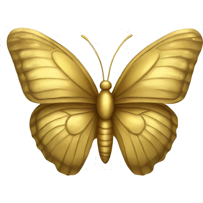 Gold butterfly  emoji