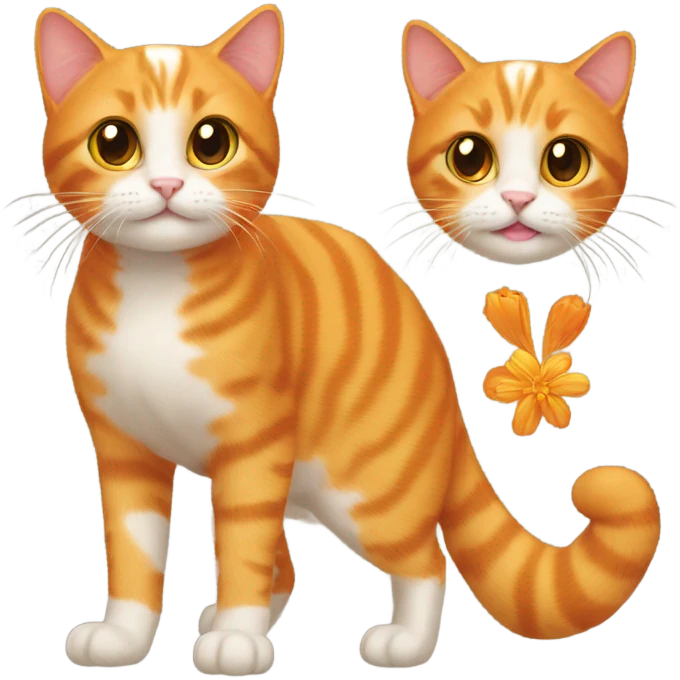 orange cat emoji