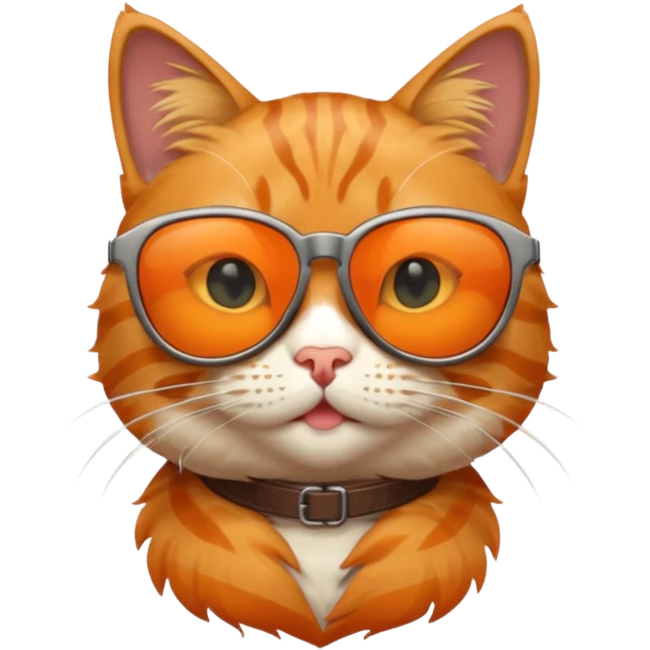Cat wearing sunglasses emoji