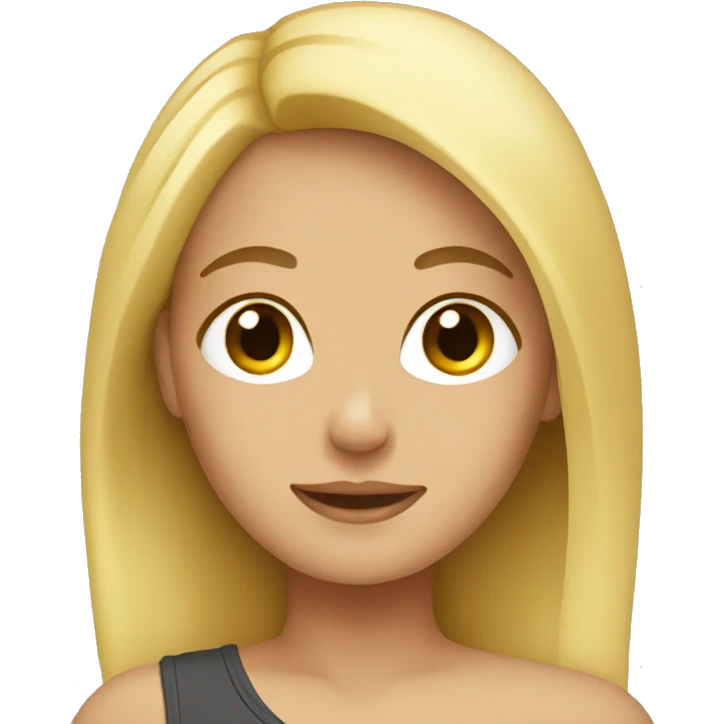 Blonde girl emoji