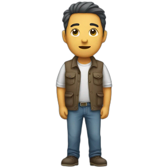 MAN STANDING HOLDING HIS POCKETS BECAUSE HE IS POOR emoji