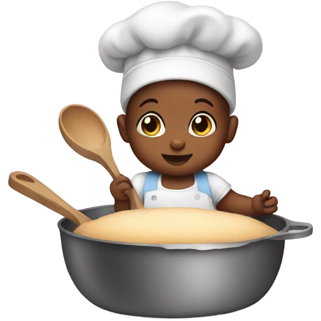 Baby baking  emoji