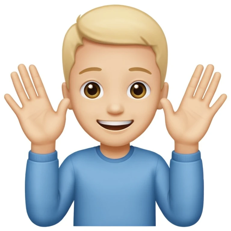 Big sooky eyes with a Teethy grin holding up prayer hands  emoji