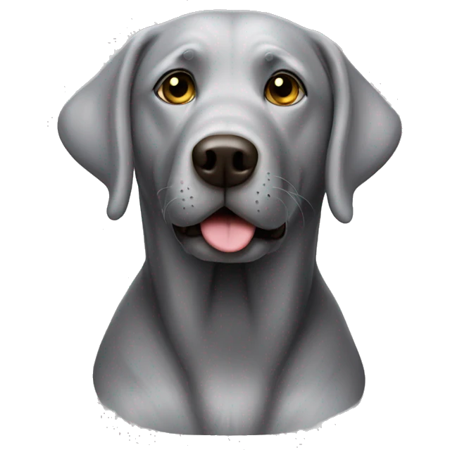 Silver lab emoji