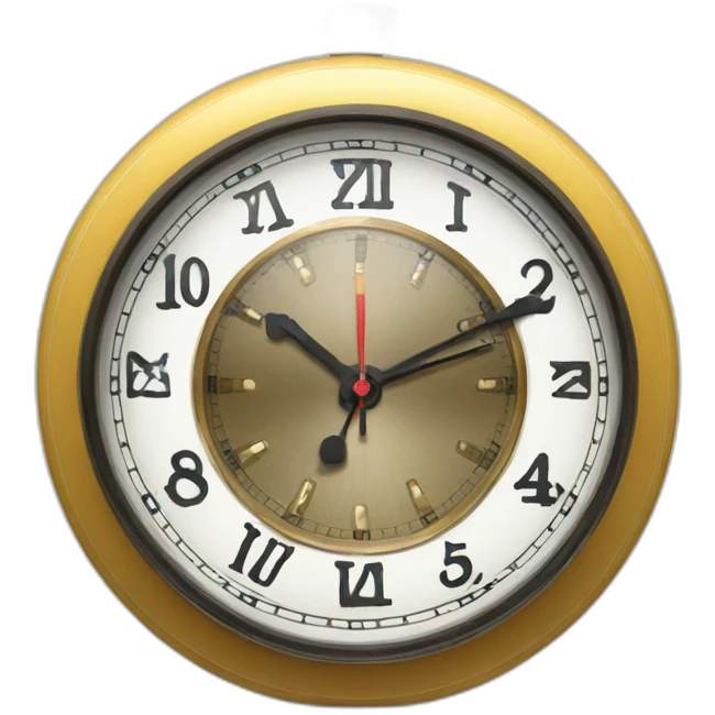Horloge emoji