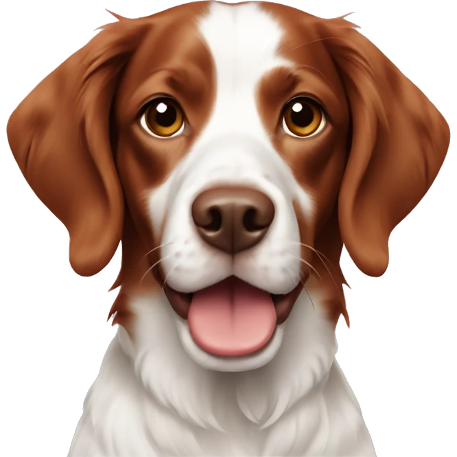 Brittany spaniel birthday emoji