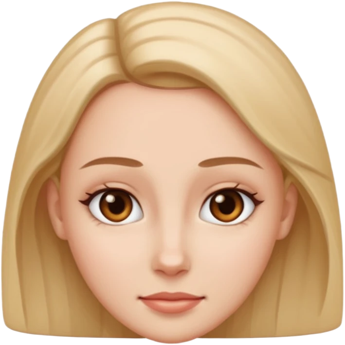 close-up of woman forehead emoji