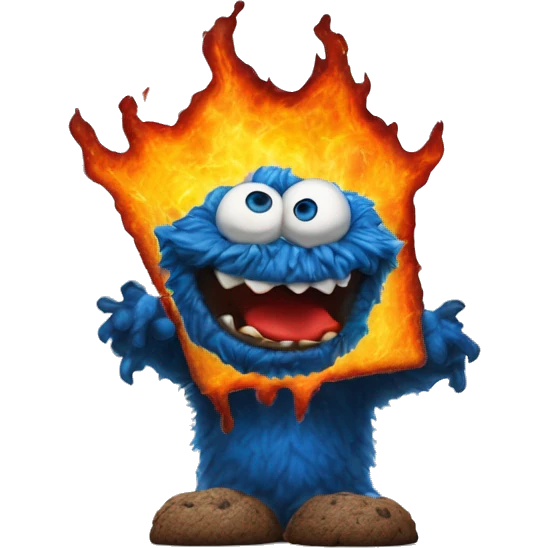 Molten Monster: The Hungry Inferno

Cookie Monster Disney Villain: The Hungry Inferno A hunger-driven, ravenous villain with an endless appetite, The Hungry Inferno devours everything, leaving fiery trails and blazing through all barriers. emoji