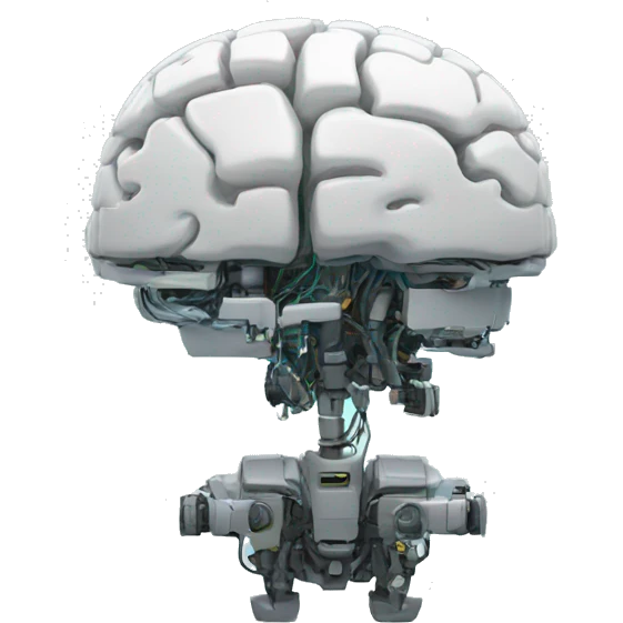 ai brain robot emoji