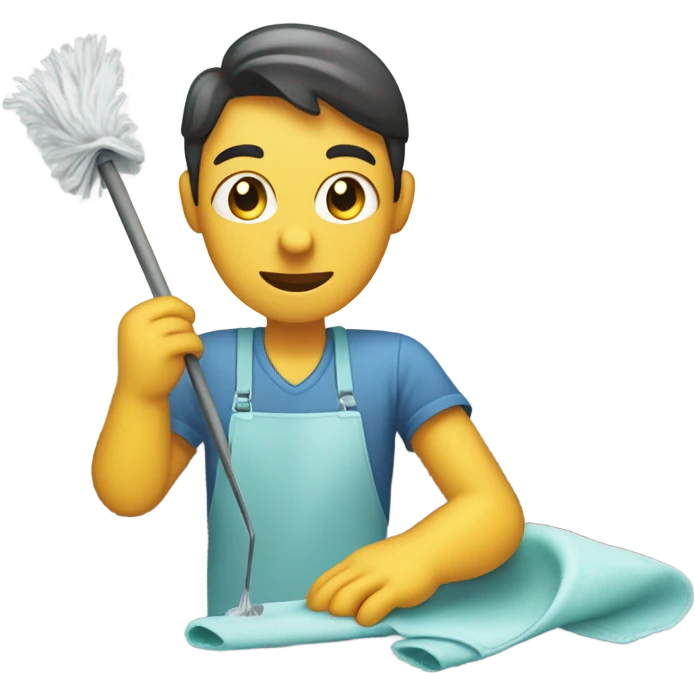 Cleaning emoji
