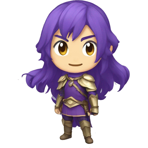 Purple fire emblem  emoji