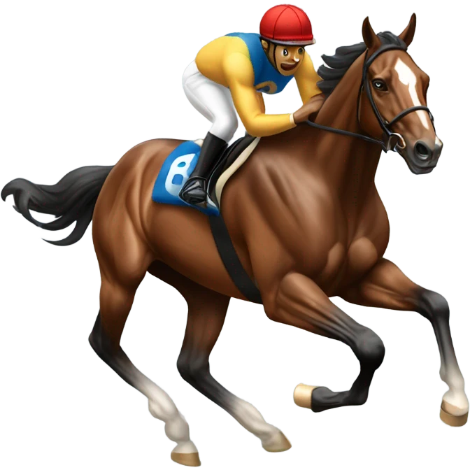 horse racing horse emoji