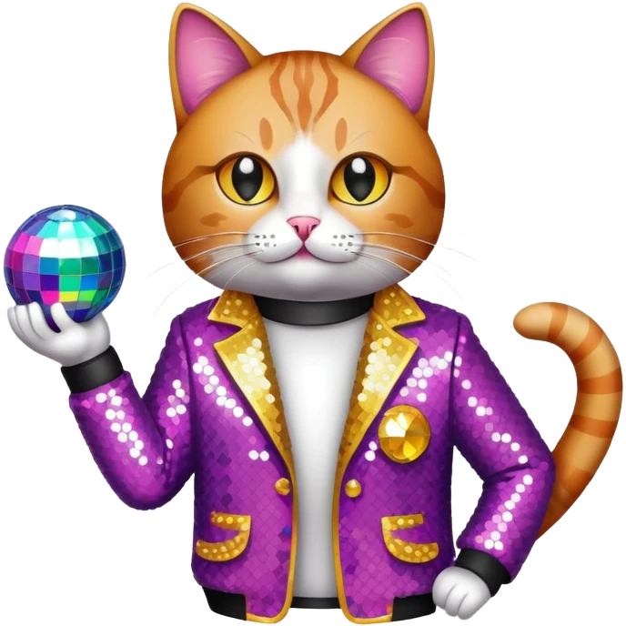 Disco Cat emoji