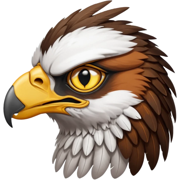 Cabeza de Alcón malvado emoji