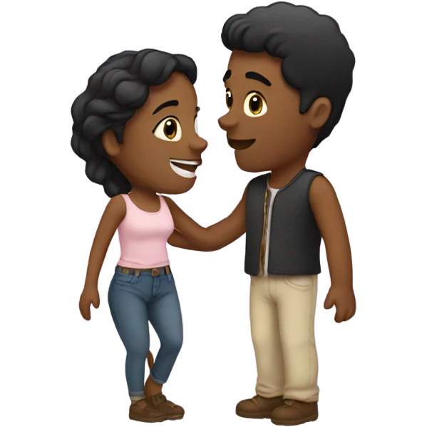 couple being romantic emoji